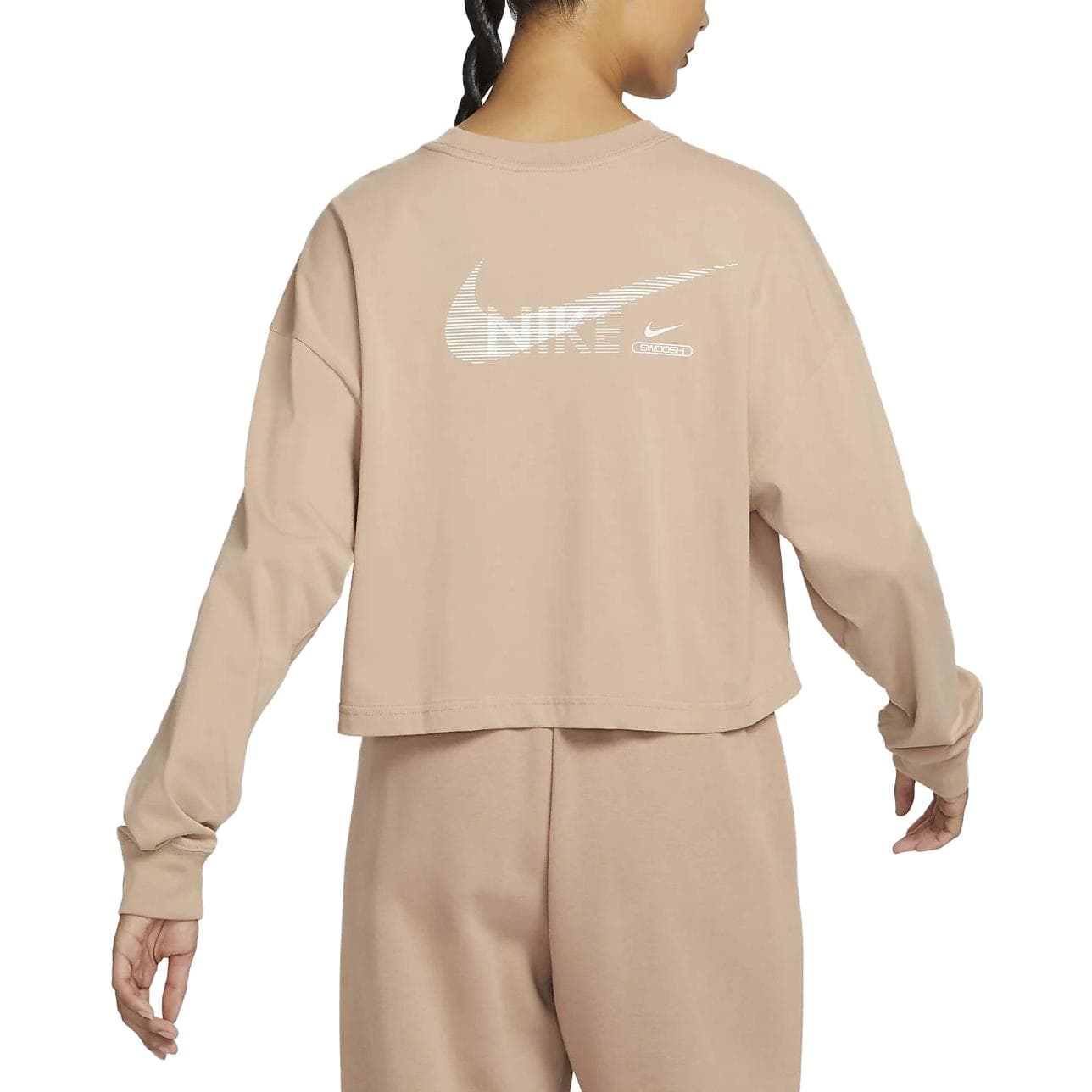 Кофта Nike Светло-коричневый Женские Свитшоты - изображение 4