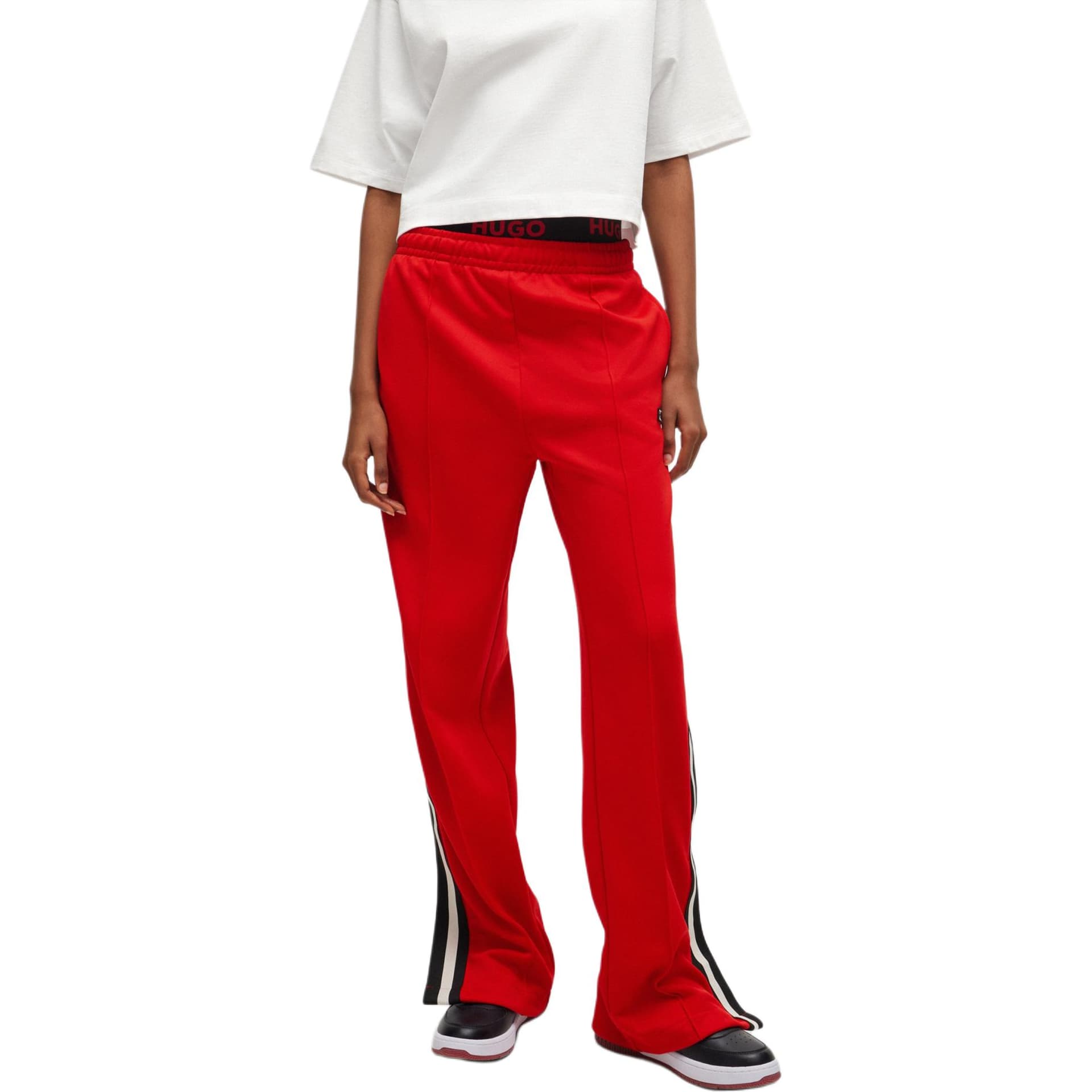 Штаны HUGO BOSS Racing Inspired Tracksuit Bottoms With Striped Logo Tape - изображение 2