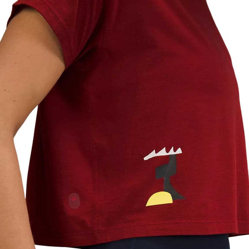 Футболка lululemon Team Canada Team Canada Cates T-Shirt Toronto COC Logo T - изображение 4