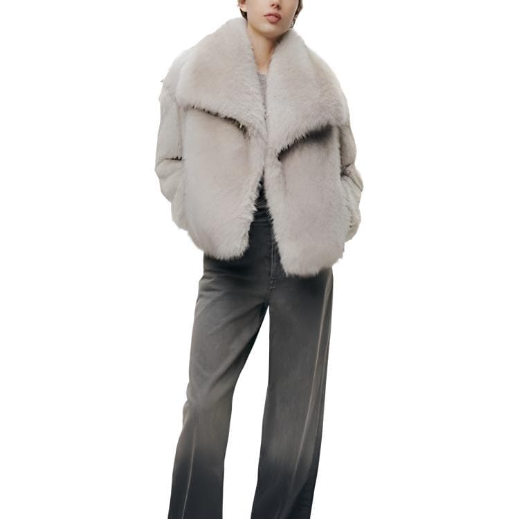 ZARA Cardigan Fur White - изображение 5