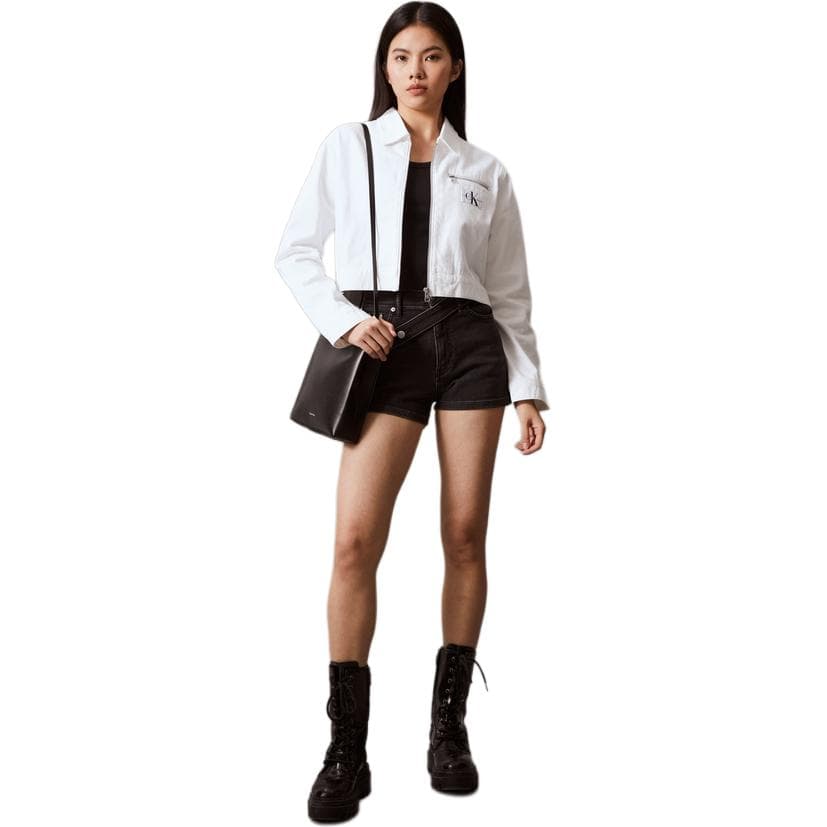 Куртка CALVIN KLEIN Куртка Женская Белая Деним - изображение 3