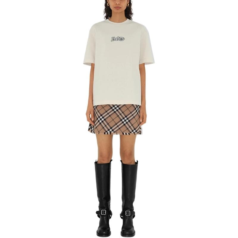 Футболка Burberry T-рубашка женская Тундровый - изображение 2