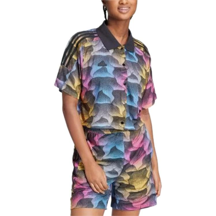 Блузка adidas Tiro Print Mesh Slimmer Shirt - изображение 2