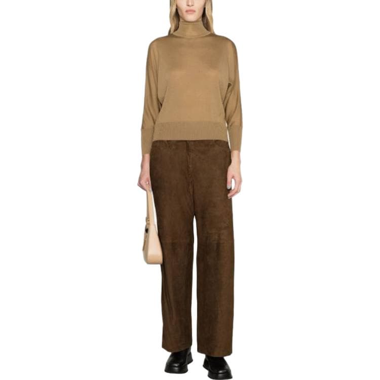 Кардиган MaxMara Коричневые Женские Свитеры - изображение 2