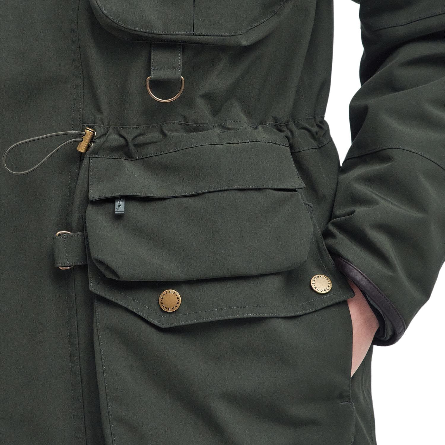 Куртка barbour SS24 Куртки Пальто Мужской Яшмовый - изображение 8