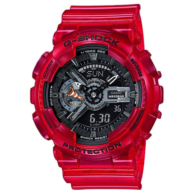 Часы CASIO Кварцевый механизм Смола Шнуровка Часы для мужчин Черный циферблат - изображение 1