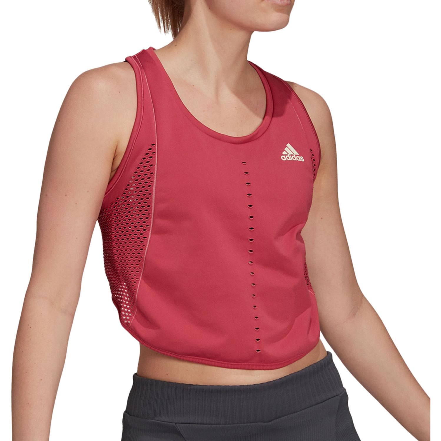 Майка Adidas Женские Красные Майки - изображение 2