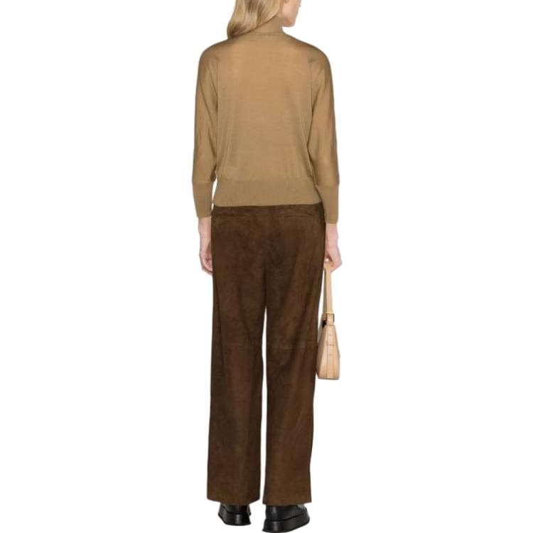 Кардиган MaxMara Коричневые Женские Свитеры - изображение 3
