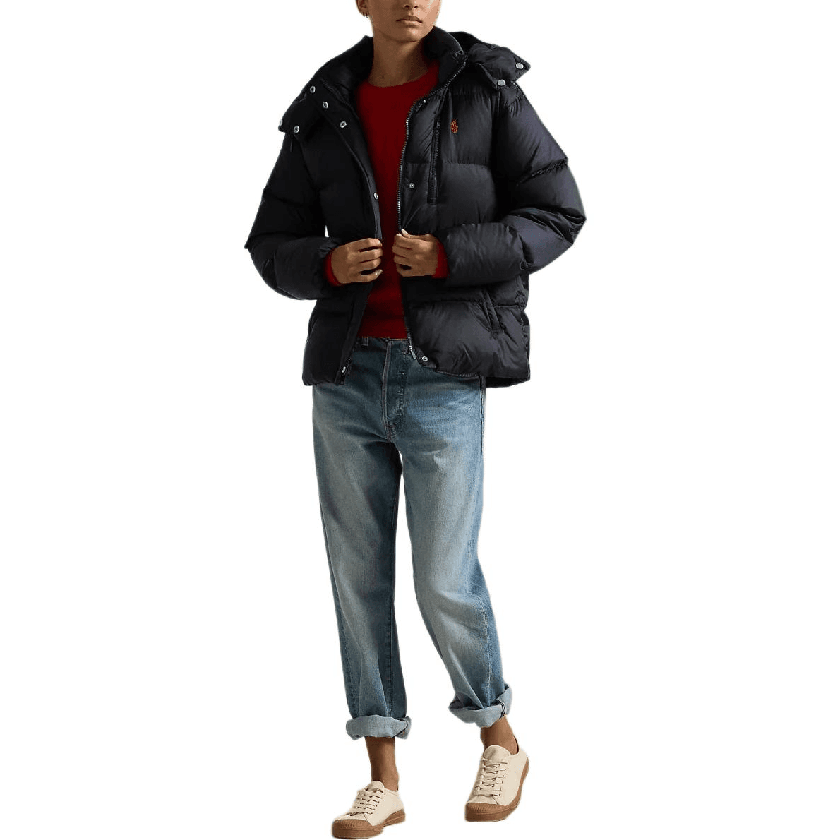 Пуховик Polo Ralph Lauren FW24 Пуховик Женский Темно-Синий - изображение 4