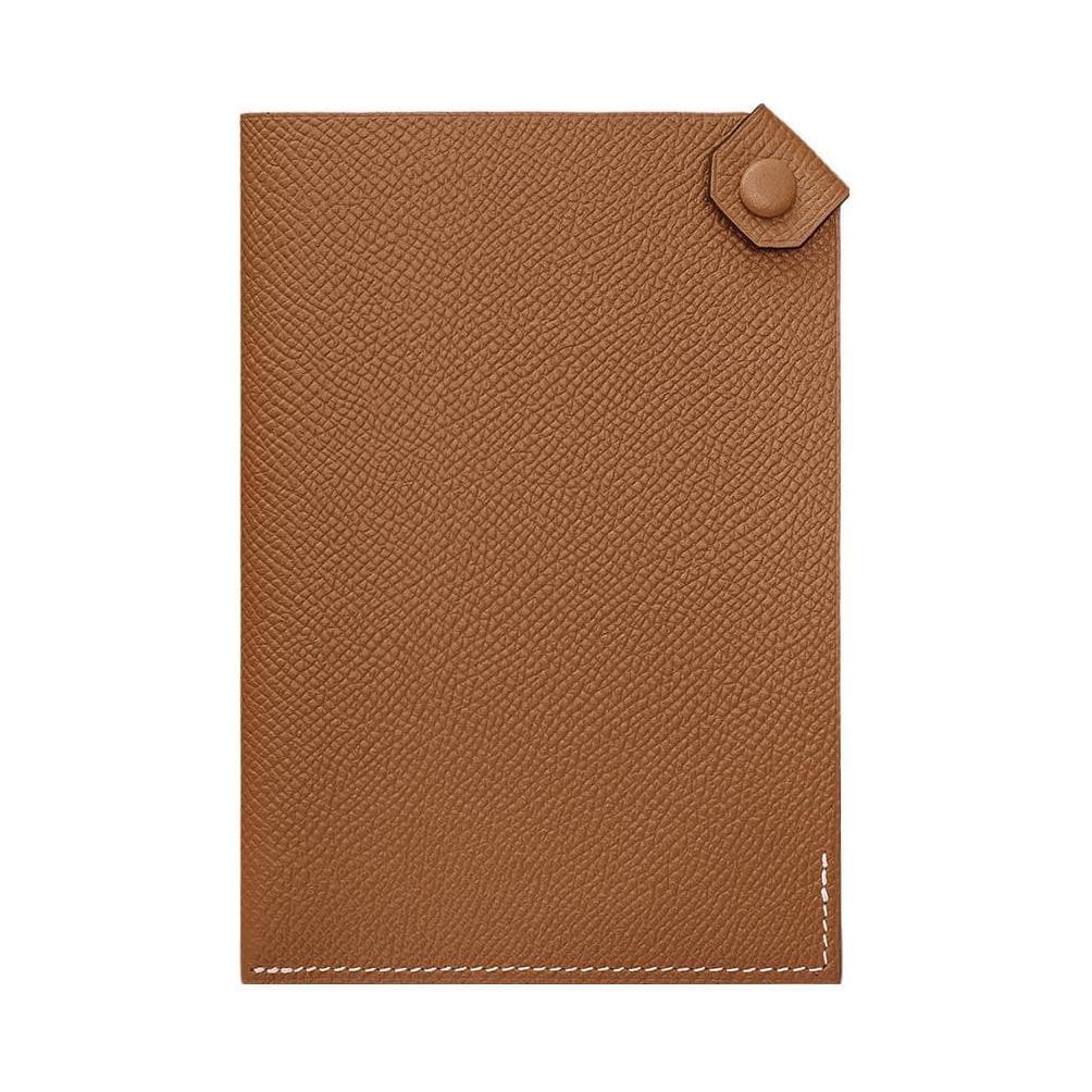 Обложка для паспорта HERMES Tarmac 37 Gold - изображение 1