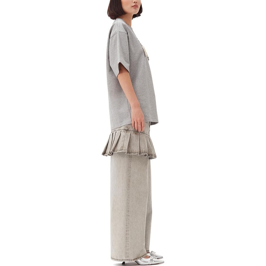 Футболка GANNI FW24 logo T - изображение 4