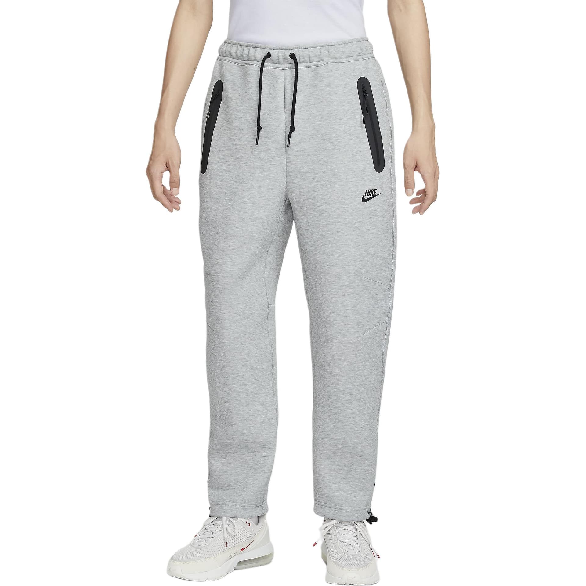 Штаны Nike Tech Вязаные Тренировочные Штаны Мужские Серые - изображение 2