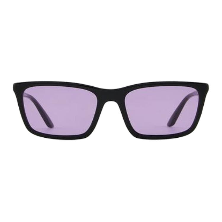 Солнцезащитные очки EMPORIO ARMANI Ацетатное волокно Пластик Квадратные Солнцезащитные очки Унисекс Черные - изображение 2
