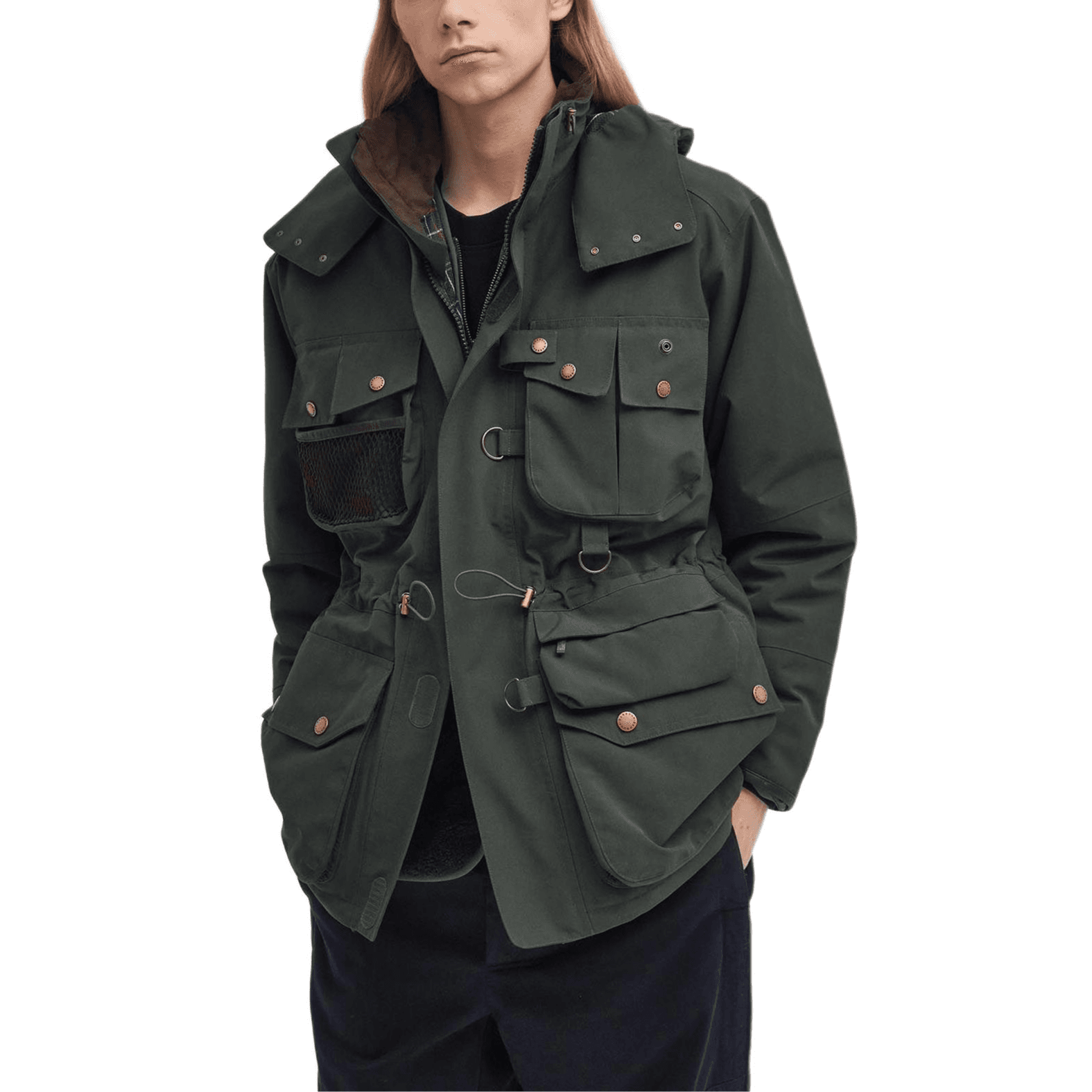 Куртка barbour SS24 Куртки Пальто Мужской Яшмовый - изображение 3