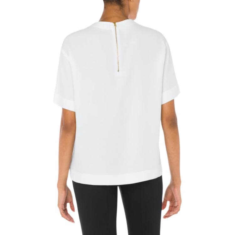 Футболка MOSCHINO 100 Pure Moschino Print Envers Satin T-Shirt T - изображение 3