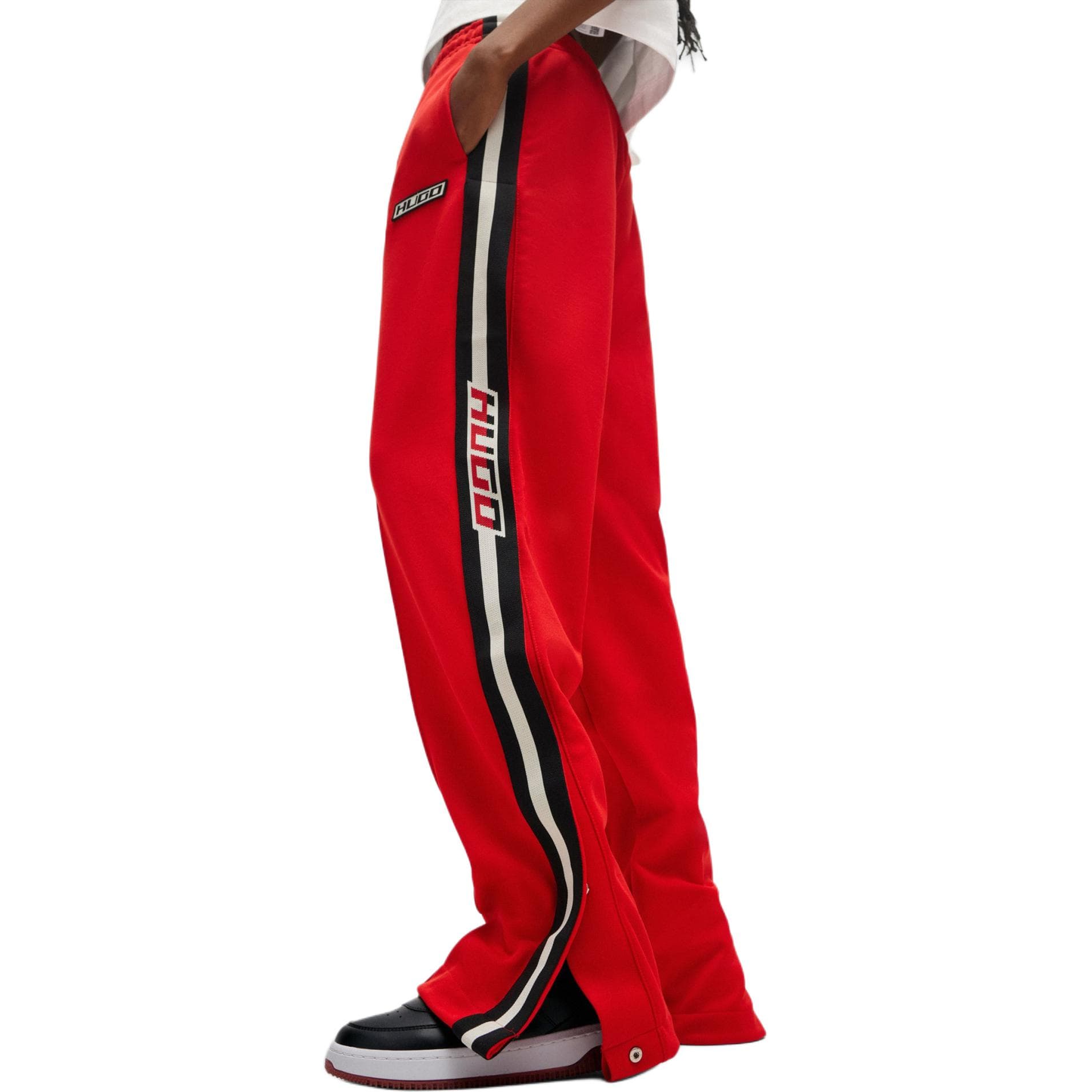 Штаны HUGO BOSS Racing Inspired Tracksuit Bottoms With Striped Logo Tape - изображение 4