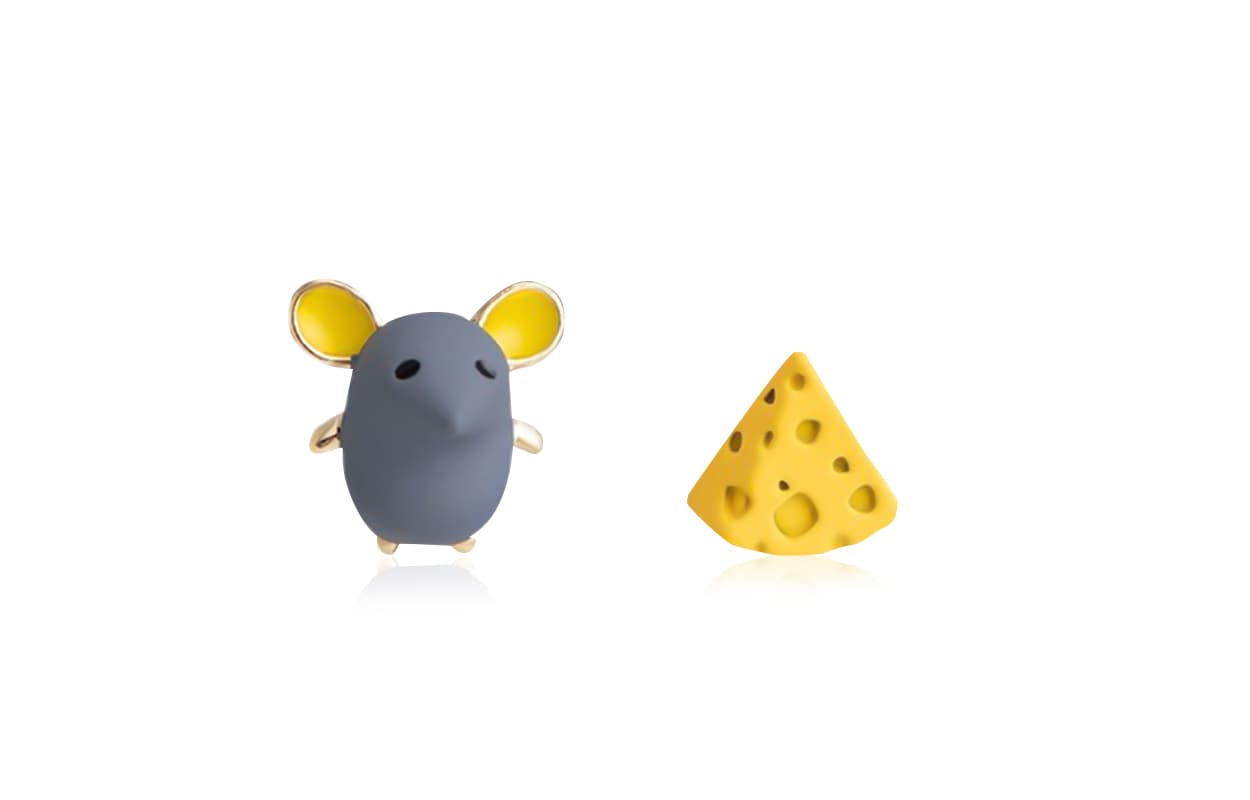 Серьги Inkopper Серьги-гвоздики из сплава женские - изображение 1
