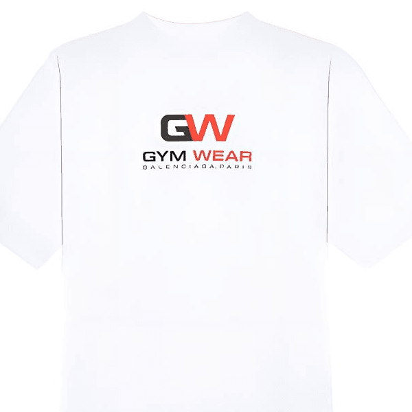 Футболка Balenciaga Logo Print T-Shirt White - изображение 6