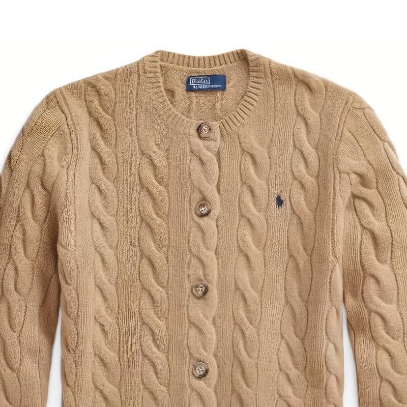 Кофта Polo Ralph Lauren Cable-Knit Wool-Cashmere Cardigan - изображение 10