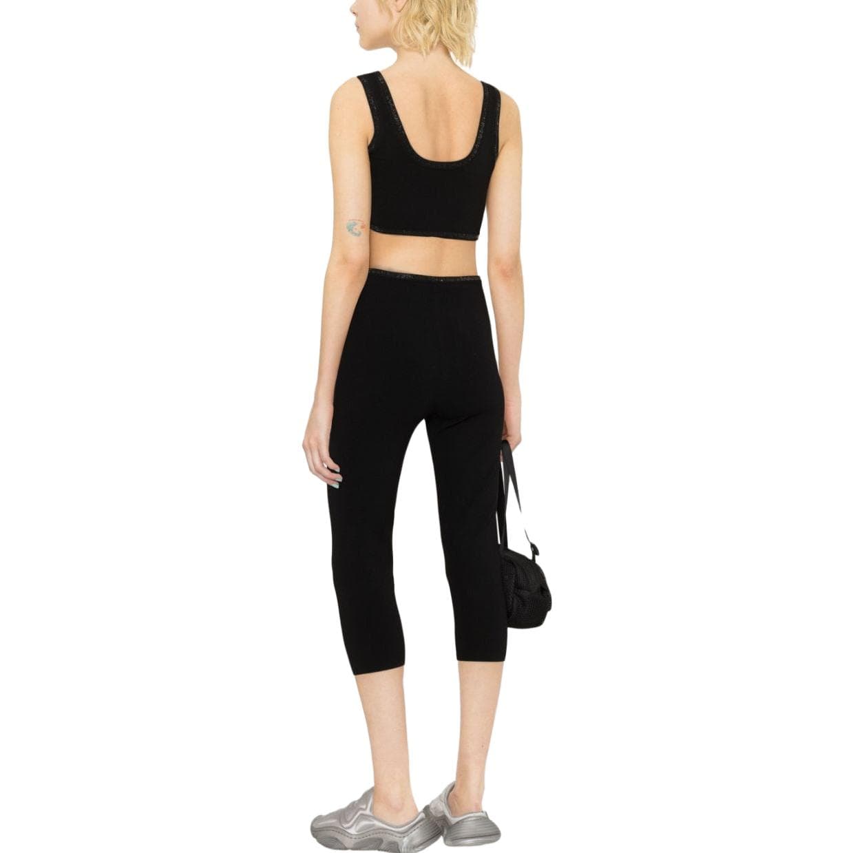 Alexander Wang Черные Женские Спортивные Майки Без Рукавов - изображение 3