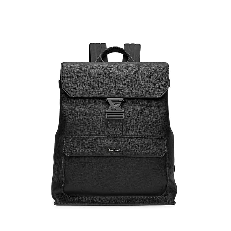 Рюкзак PIERRE CARDIN Рюкзак из коровьей кожи Стандартный (Standard) Мужской Черный - изображение 1