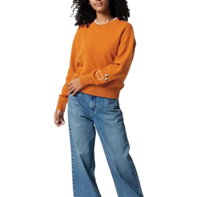 Кардиган UNIQLO x Anya Hindmarch FW23 Sweater Orange - изображение 3