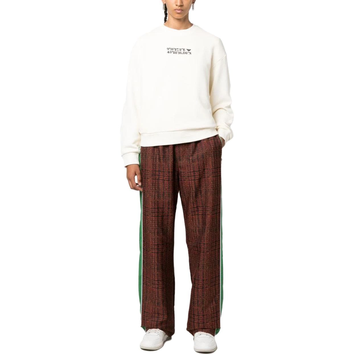 Кофта EMPORIO ARMANI Белый Женские Свитшоты - изображение 2
