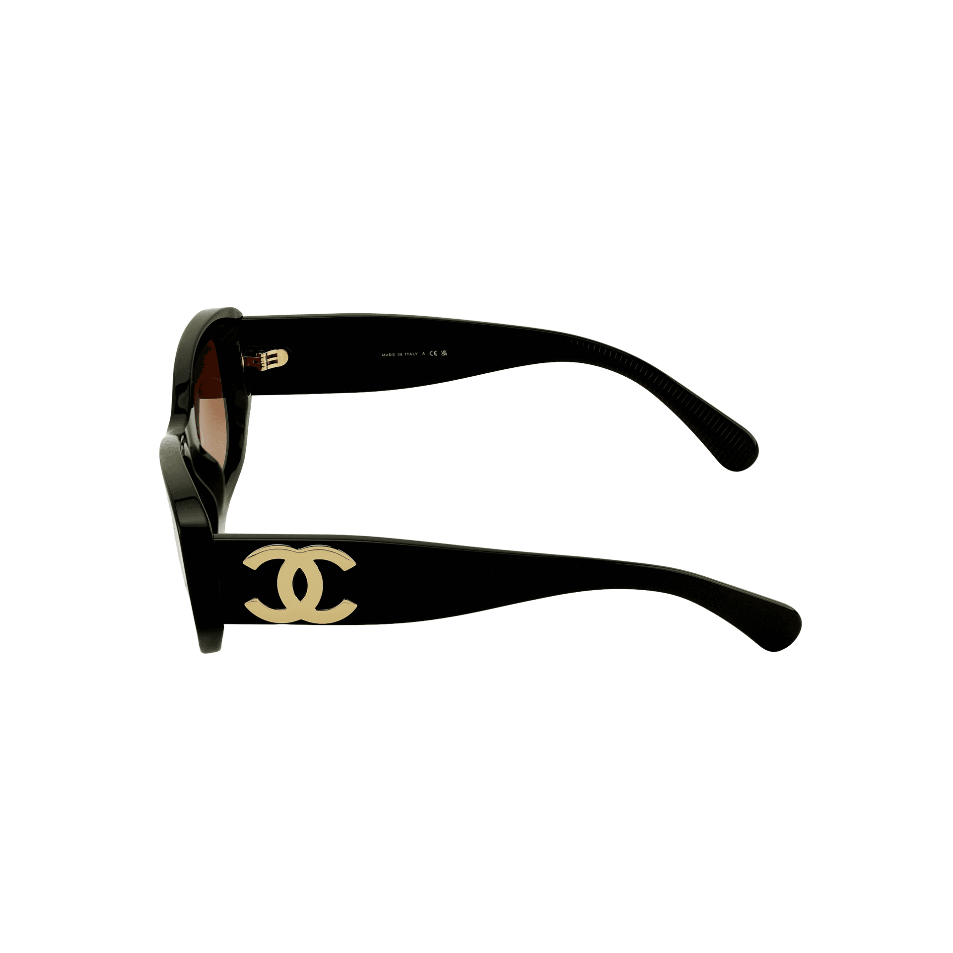 Солнцезащитные очки CHANEL Фигурный Солнцезащитные очки Женские Черный - изображение 3