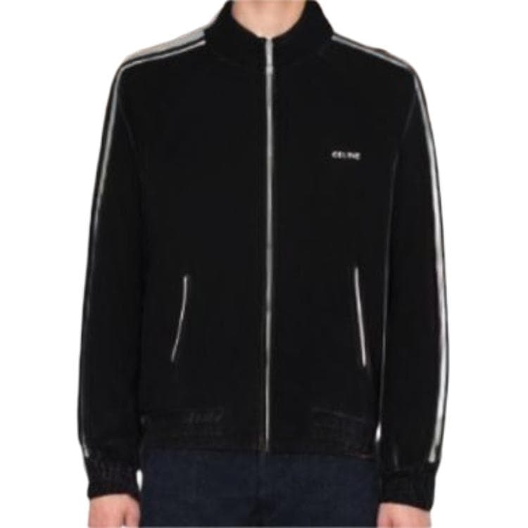 Куртка Celine SS24 Logo High Neck Zip Jacket - изображение 3