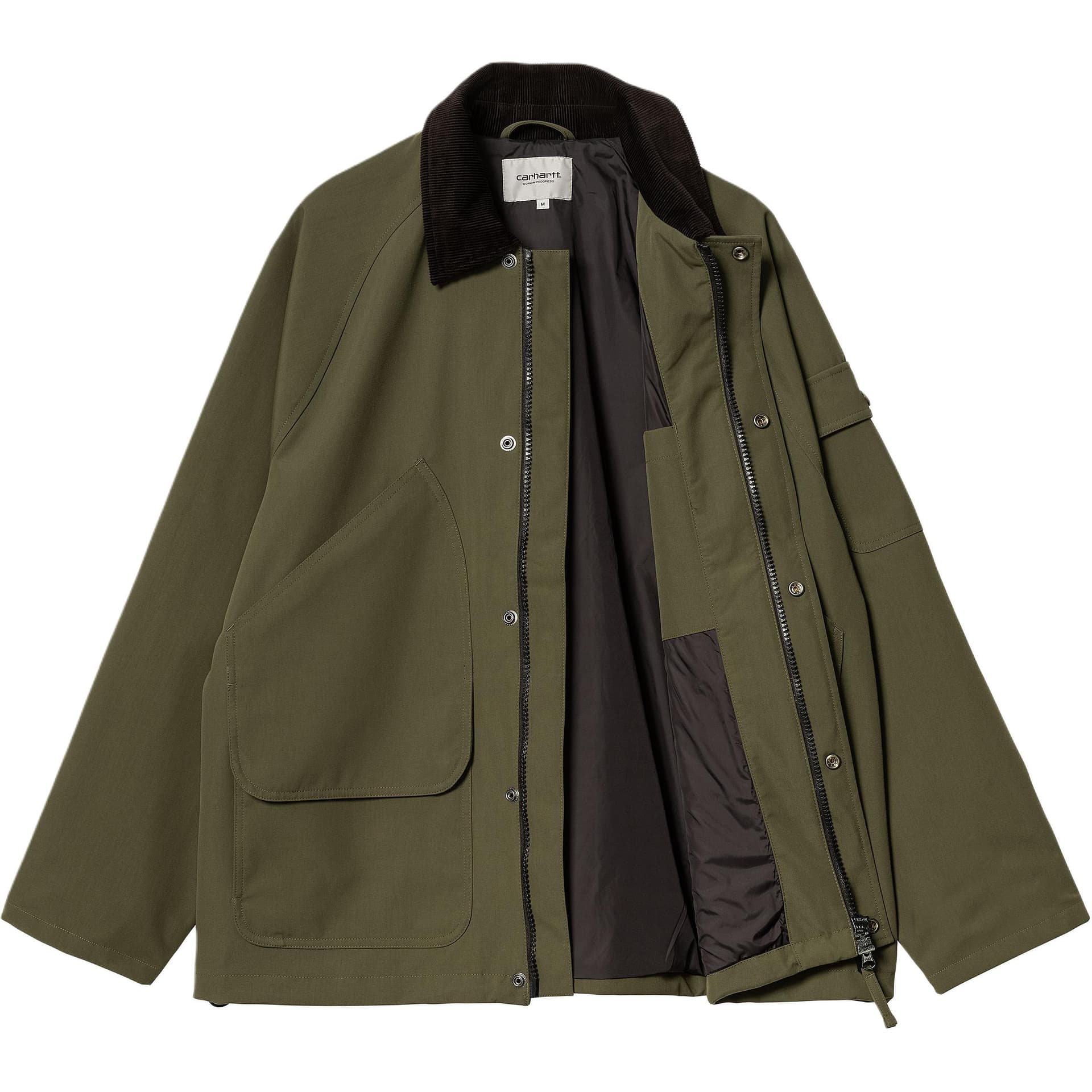Куртка Carhartt WIP FW24 K For Fullscreen Clarton Куртка Мужская Армейский Зеленый - изображение 3