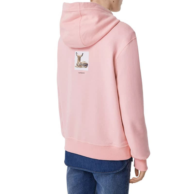 Худи Burberry Deer Print Cotton Hoodie - изображение 4