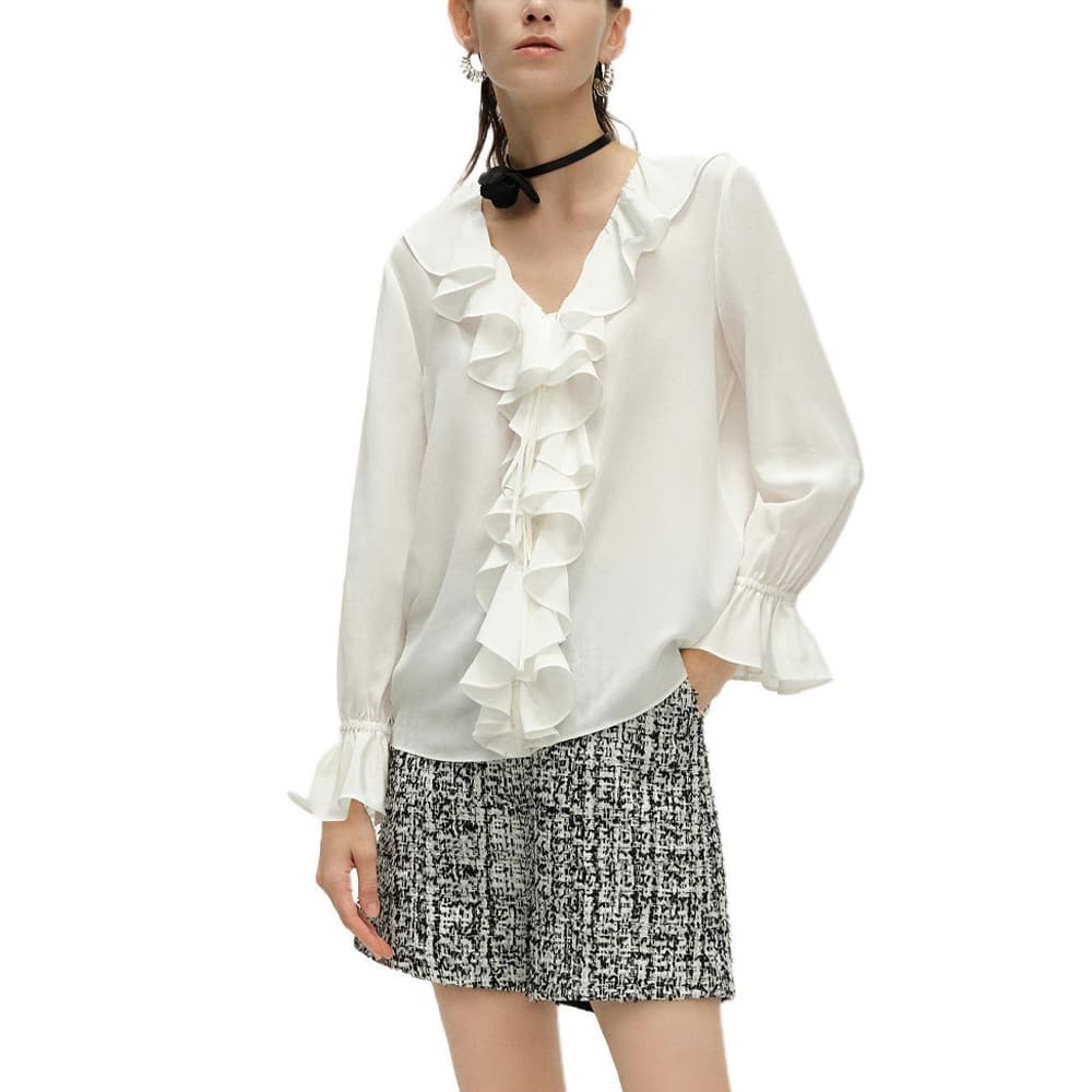 Блузка KARL LAGERFELD SS24 V - изображение 6