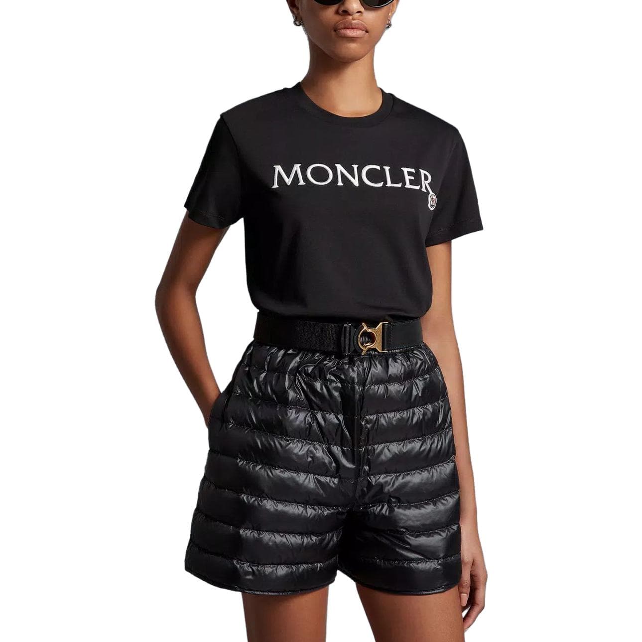 Футболка Moncler Embroidered Logo T-Shirt T - изображение 4