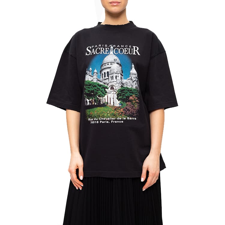 Футболка Balenciaga SS21 Sacre CoeurT - изображение 4