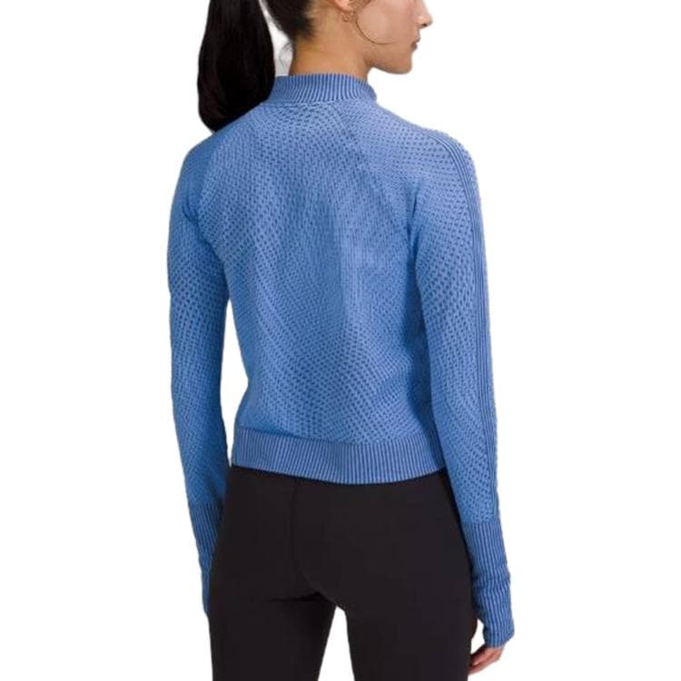 Футболка lululemon Rest Less Cropped 12 Zip T - изображение 2