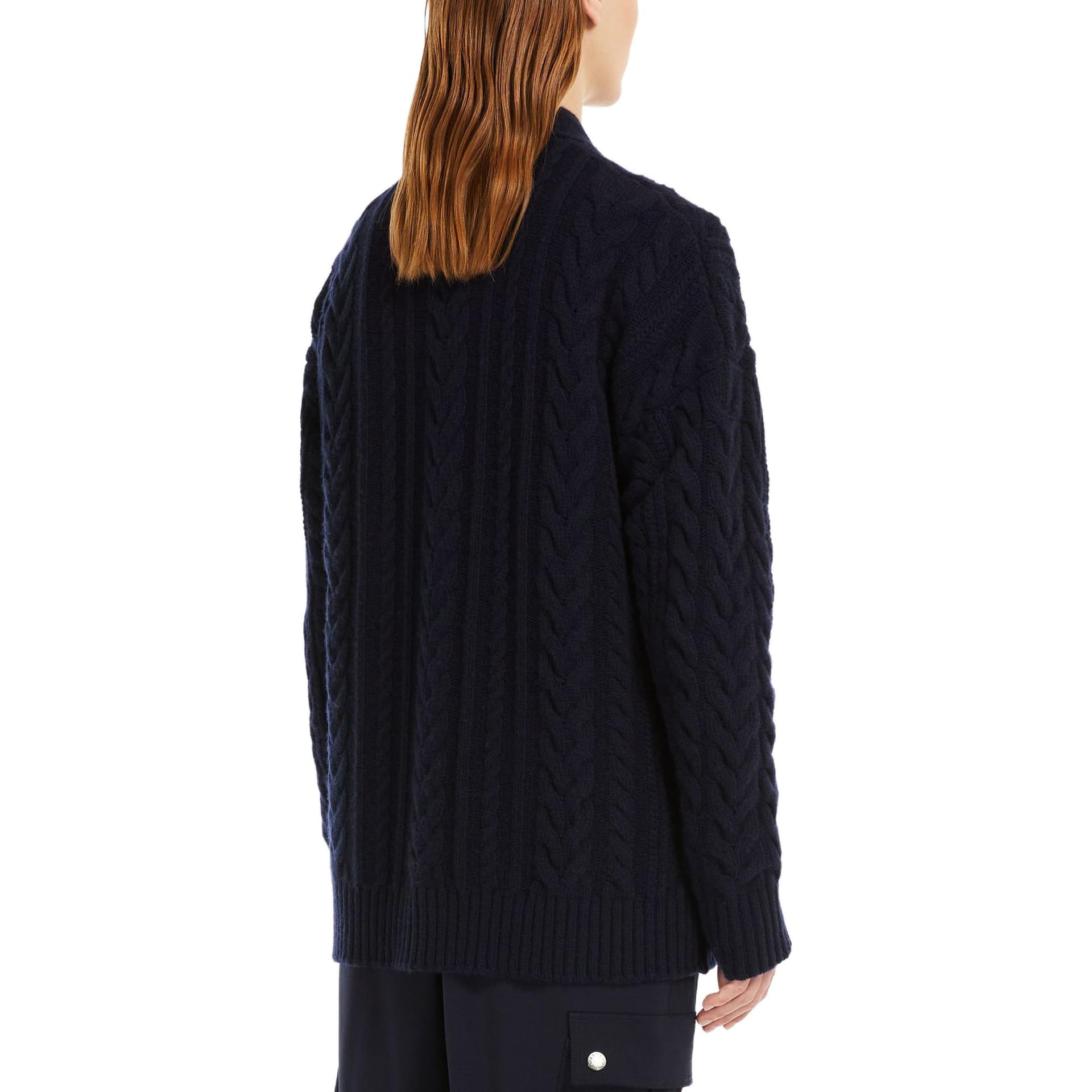 Кофта WEEKEND MaxMara Sponda Wool Yarn Cardigan V - изображение 5