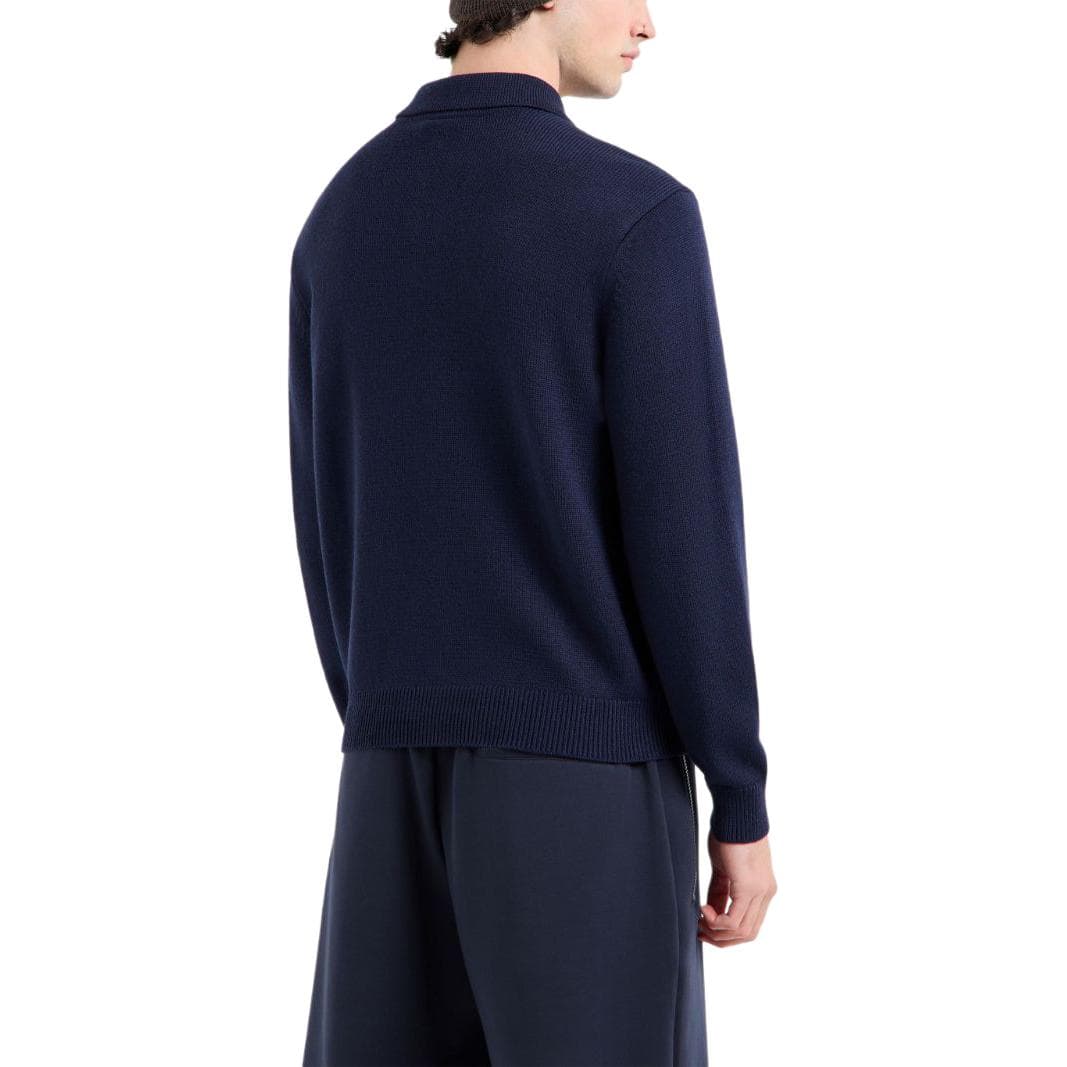 Поло ARMANI EXCHANGEAE FW24 Поло Мужское Морской Синий - изображение 3