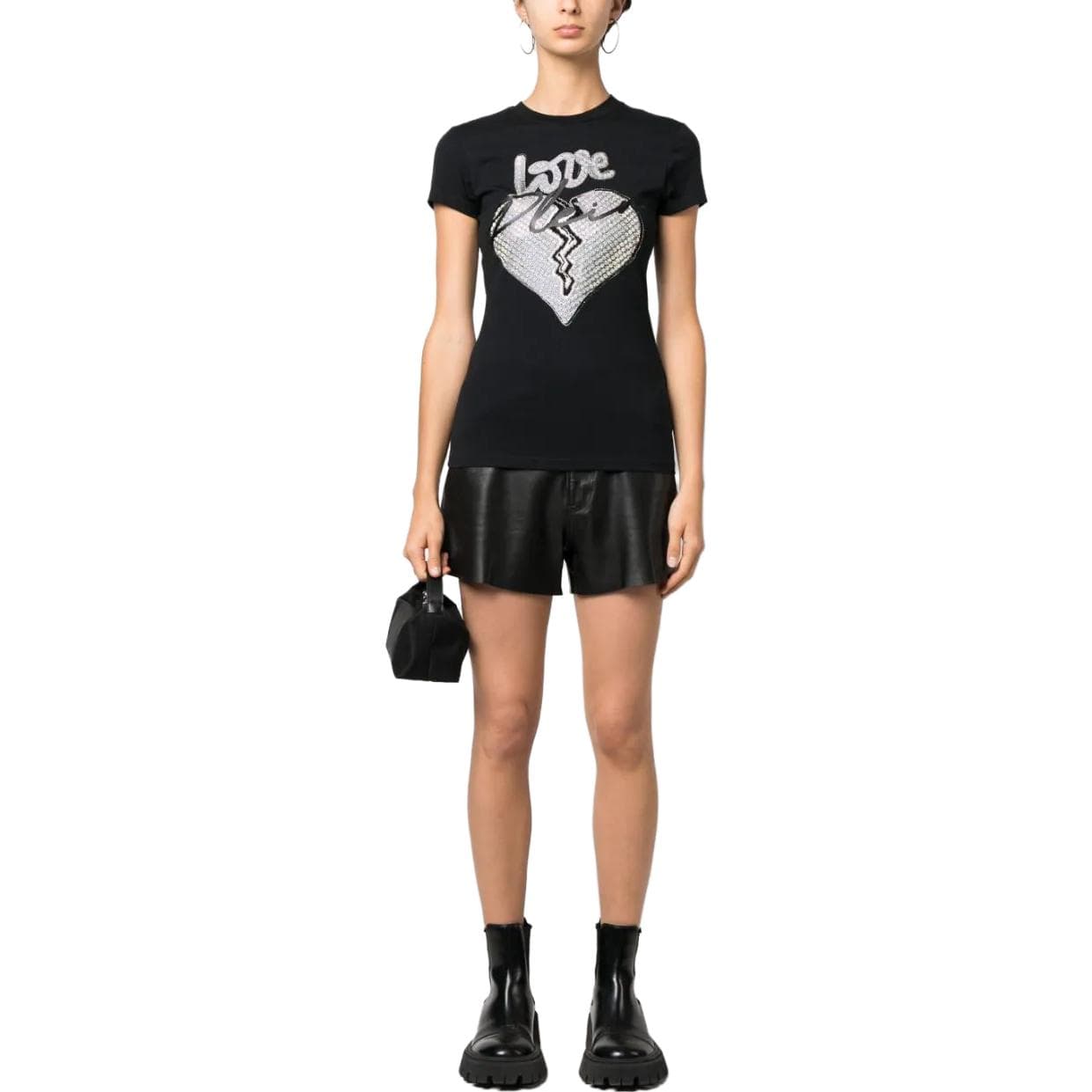 Футболка PHILIPP PLEIN Черные Женские T-рубашки - изображение 2