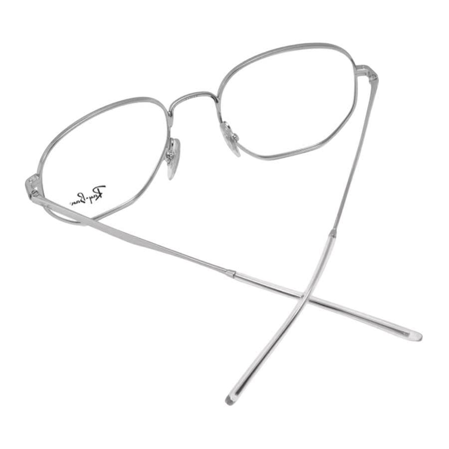 Оправа RayBan Сплав Металл Оправа для очков Овальная Унисекс Серебряная - изображение 2
