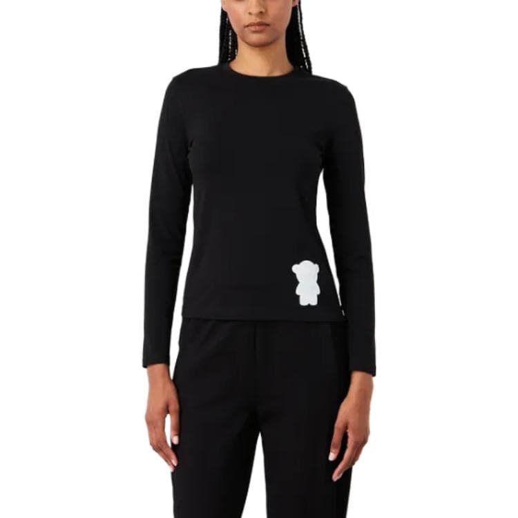 Кардиган EMPORIO ARMANI Черные Женские Свитеры - изображение 3