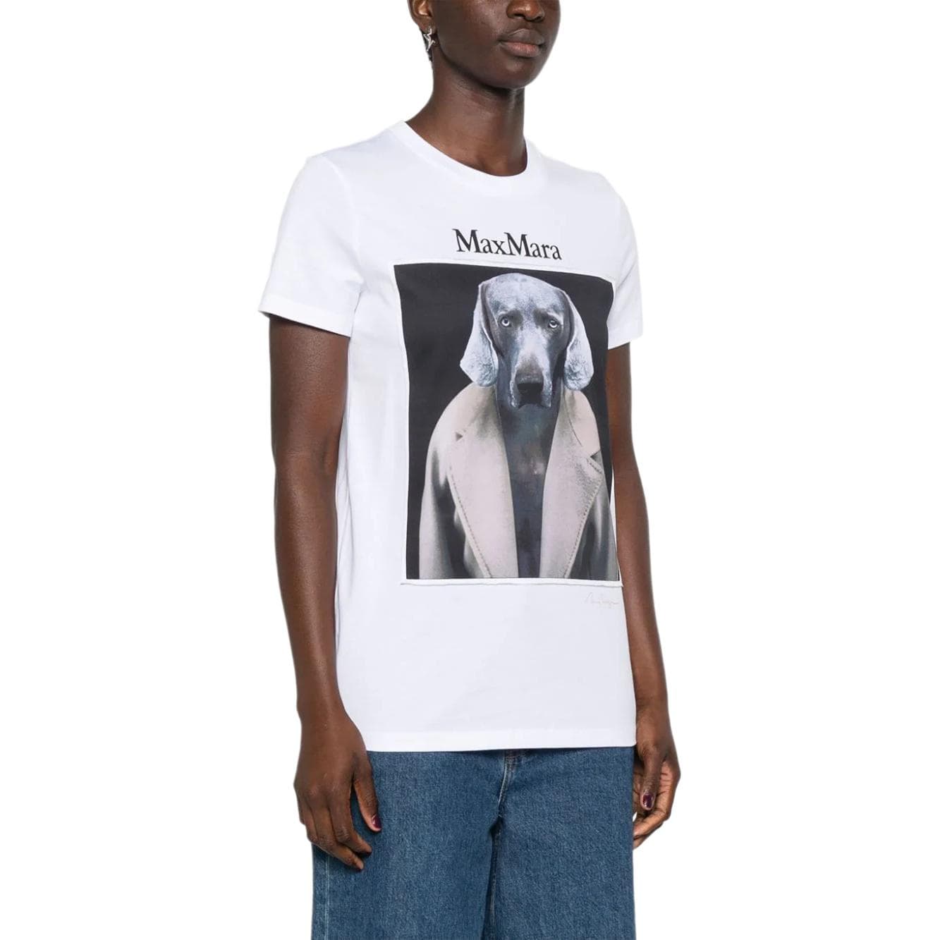 Футболка MaxMara Белые Женские Футболки - изображение 4