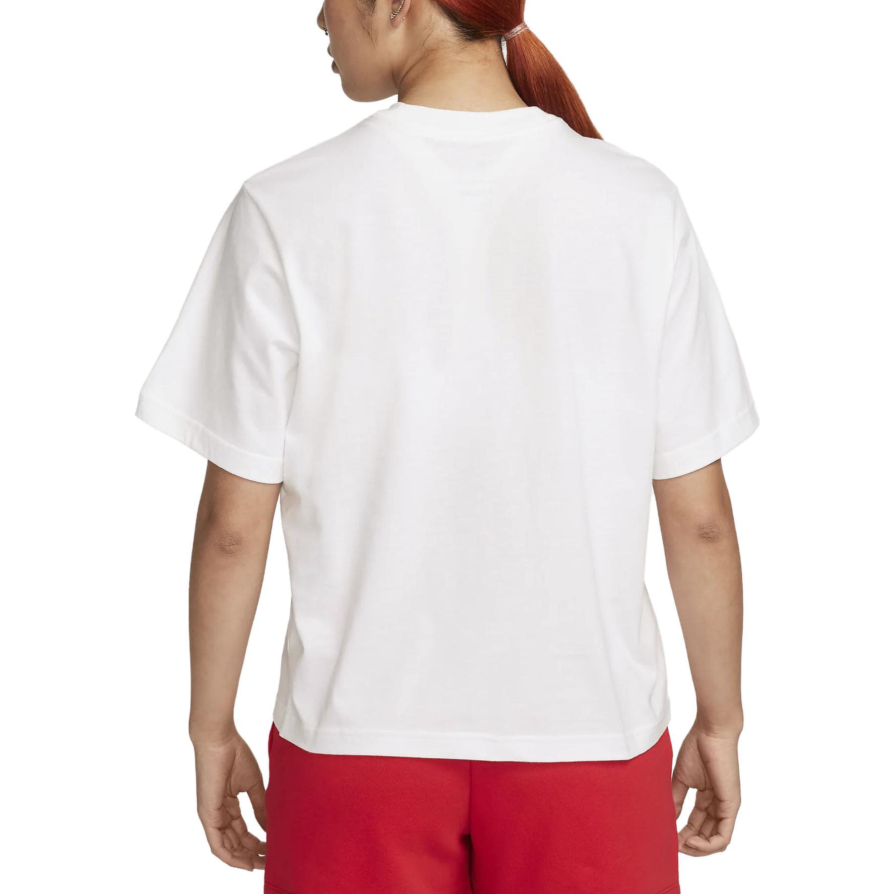 Футболка NIKE Белые Женские Футболки - изображение 5