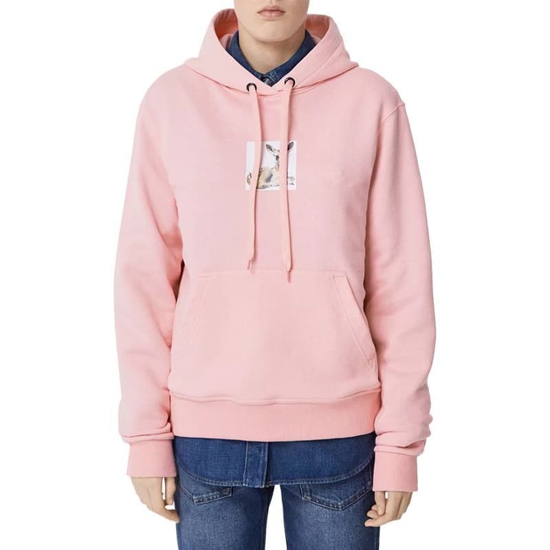 Худи Burberry Deer Print Cotton Hoodie - изображение 3