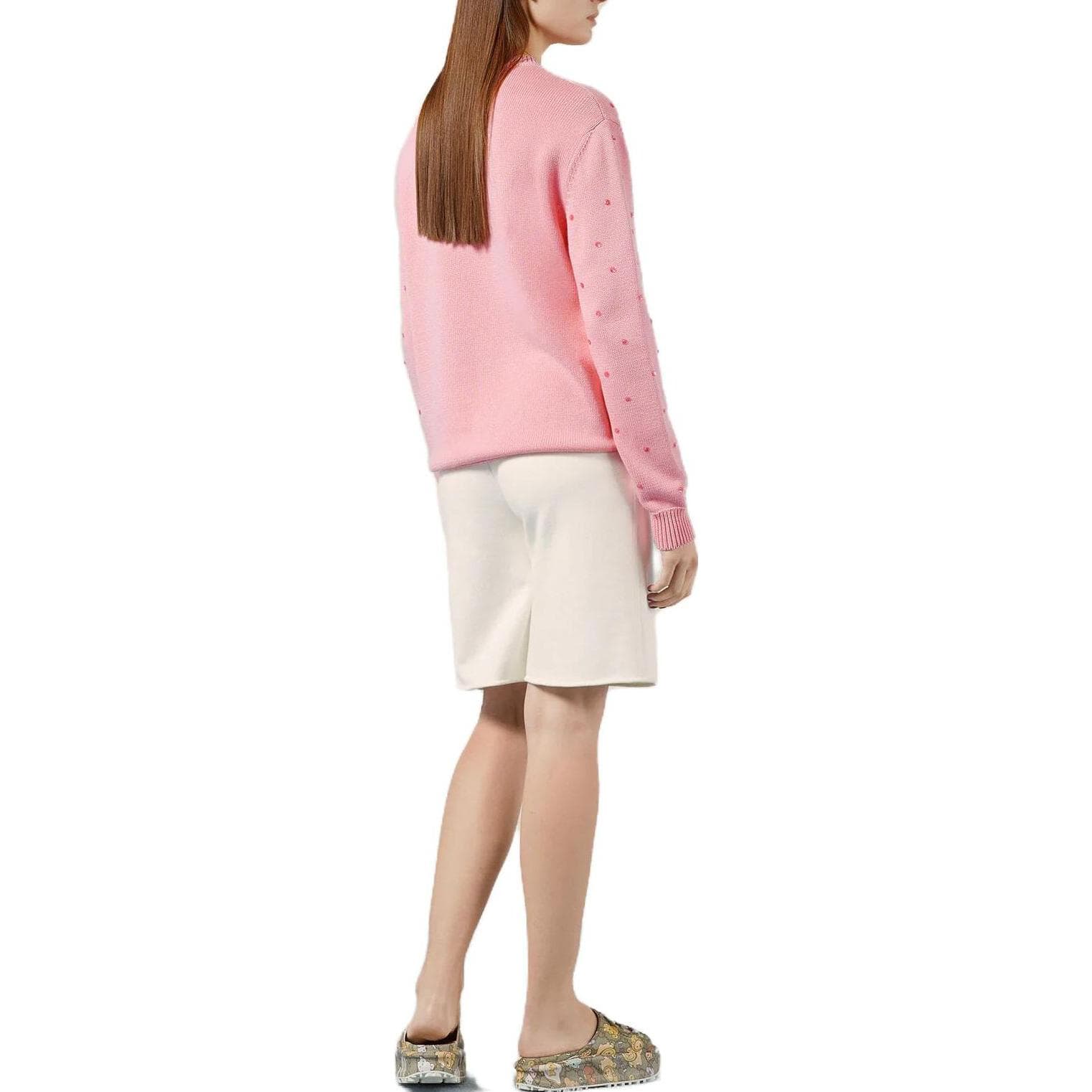 Шорты Gucci SS23 Embroidered Patch Shorts White - изображение 2