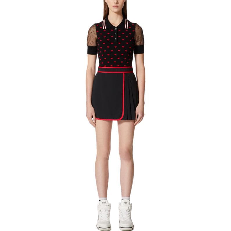 Шорты RED VALENTINO Черные Женские Повседневные шорты - изображение 2