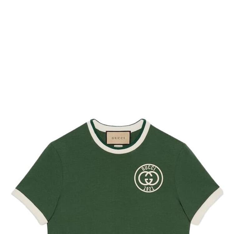 Футболка Gucci SS23 Green T-Shirt - изображение 2