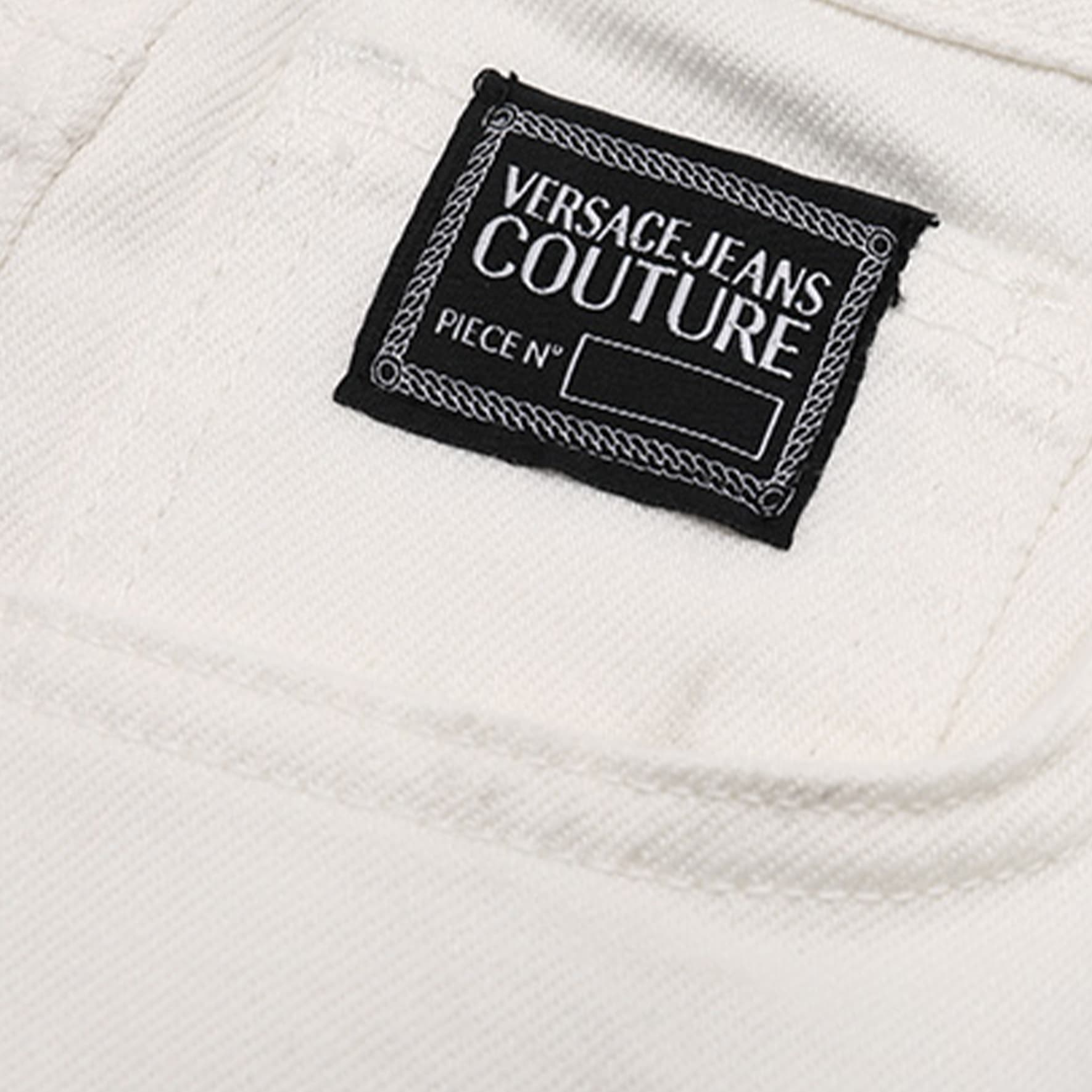 Versace Jeans Couture SS24 Джинсовые шорты Женские Белые - изображение 4
