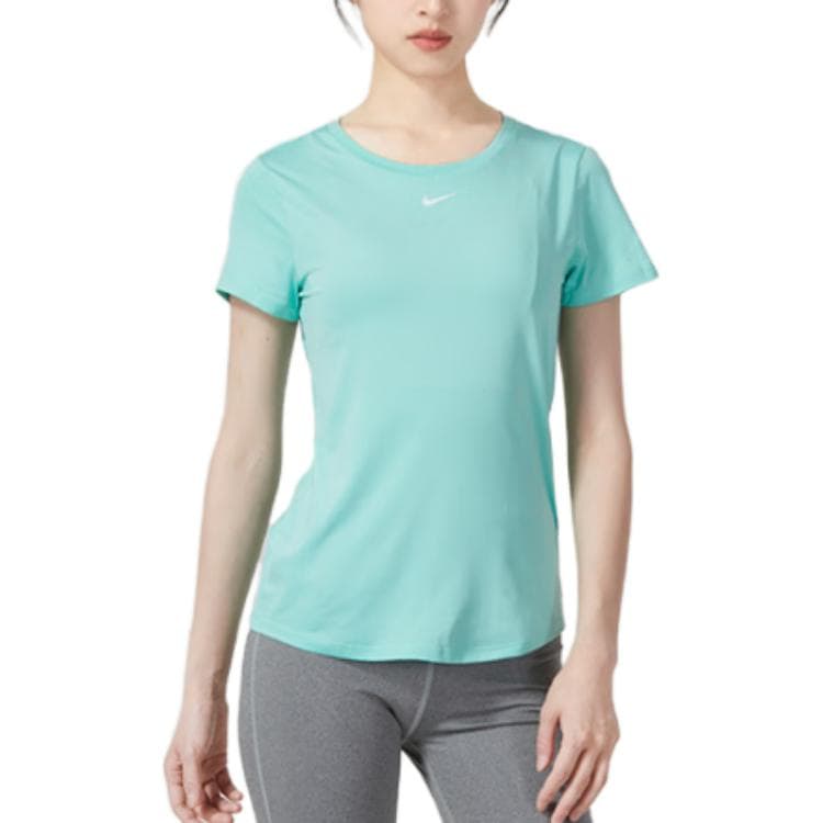 Футболка Nike T-Shirt Женская Светло-Синяя - изображение 3