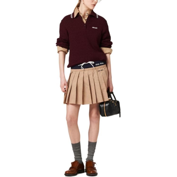 Юбка MIU MIU Logo - изображение 5