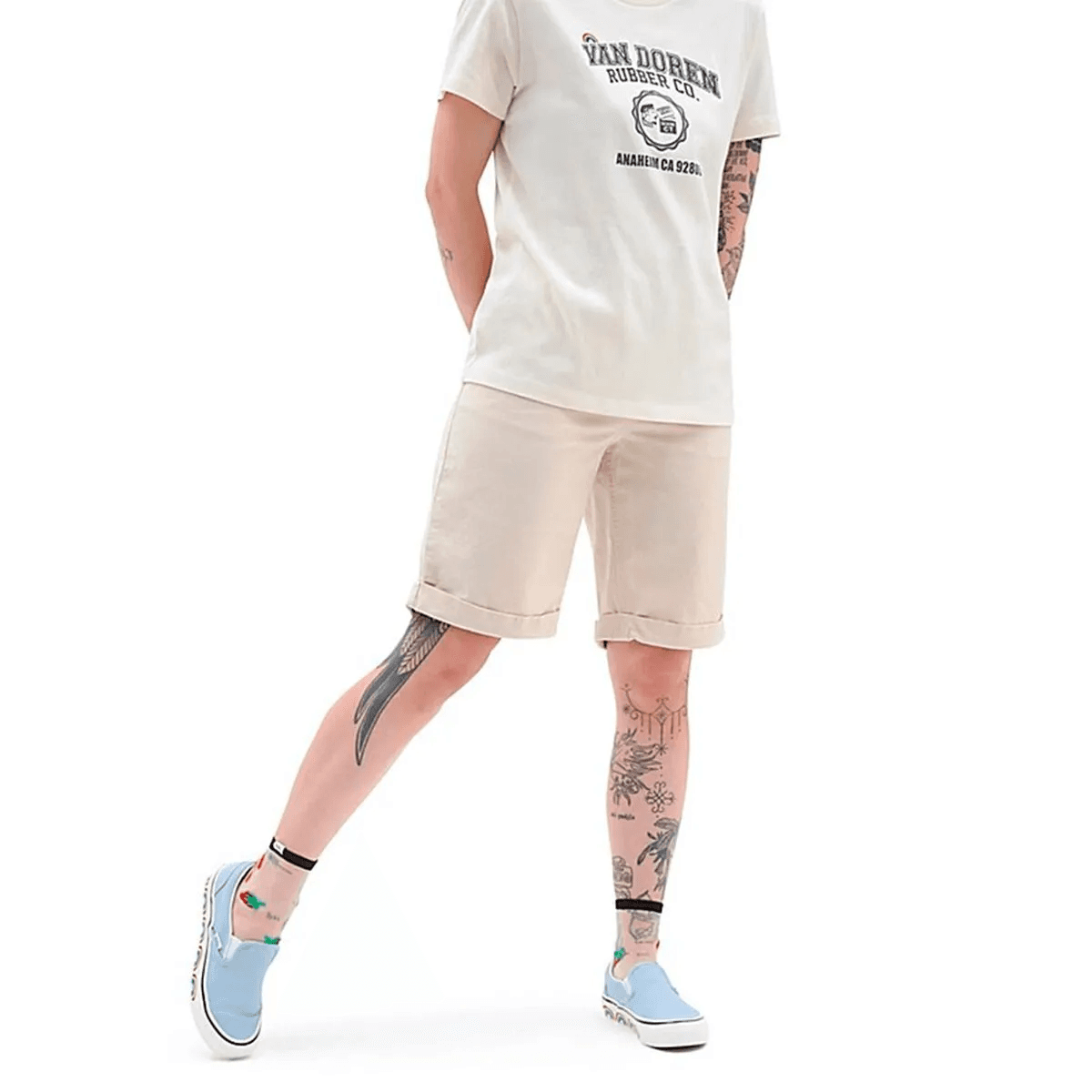 Шорты VANS Натуральные Женские Повседневные Шорты - изображение 3